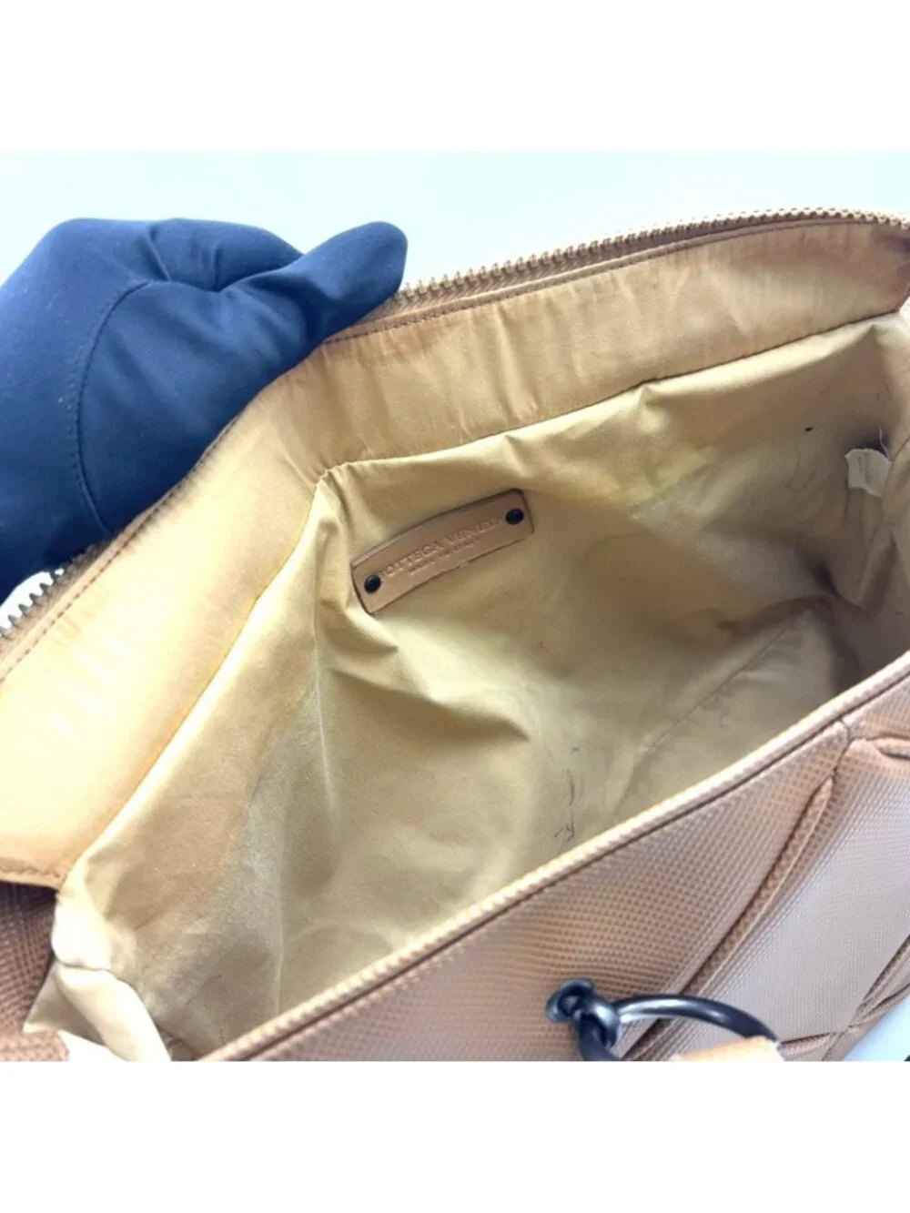 Bottega Veneta Marco Polo Brown Tote Bag Black